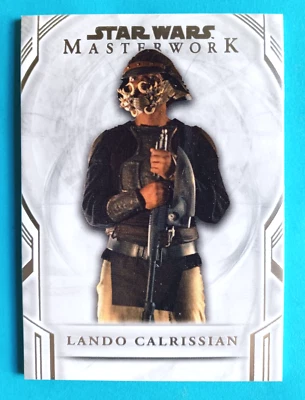 2018 STAR WARS MASTERWORK LANDO CALRISSIAN #34 BASE CARD - Image 1 of 2