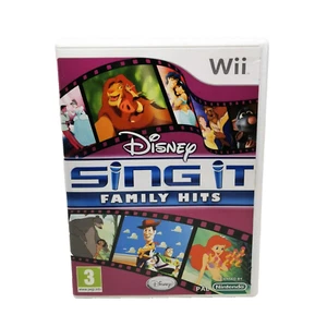 Disney Sing It Family Hits Nintendo Wii Game Complete PAL Free Tracked Postage - Bild 1 von 3