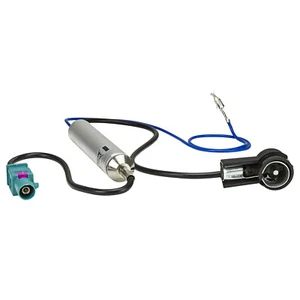 Phantomeinspeisung Antennenadapter ISO FAKRA Verstärker passend für VW Seat Audi - Bild 1 von 6
