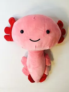 Kawaii Axolotl Plush 14” Pink Stuffed Animal Soft Unbranded NWOT - Picture 1 of 4