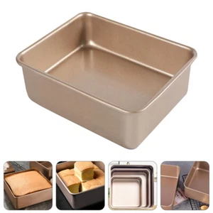 Carbon Steel Baking Pans Square Baking Pan Pullman Loaf Pan Oblong Cake Pan - Picture 1 of 12
