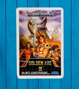 GOLDEN AXE III SEGA MEGADRIVE FRIDGE MAGNET IMAN NEVERA - Imagen 1 de 1