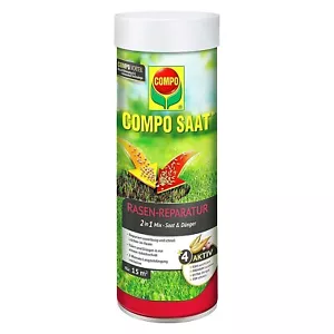 COMPO Saat rasen- Reparatur 2in1 Mix - saat & Dünger für 15m² Säen und Düngen - Bild 1 von 10