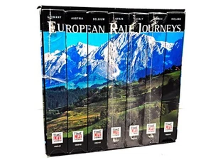EUROPEAN RAIL JOURNEYS 7 Tape Box Set Time Life Videotape - Picture 1 of 3