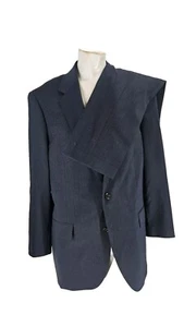 J Crew Ludlow Anzug Herren dunkelblau Nadelstreifen Vierjahreszeiten Wolle NYC Slim Fit - Bild 1 von 8