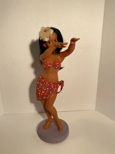 Muñeca Hula Girl Hawaiana Vintage 12" Figura Lei Hawaii Luau Bailarín - Imagen 1 de 8