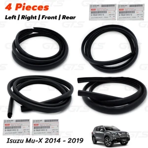 For Isuzu Mu-X Suv 2014 19 Set 4Dr Opening Door Rubber Weatherstrip Seal - Picture 1 of 10
