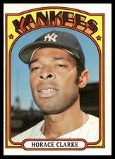 1972 Topps #387 Horace Clarke New York Yankees NR-MINT SET BREAK!