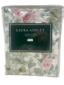 Laura Ashley Cottage Rose Blouson Valance 86”x15” NOS Country Chic - Picture 1 of 3