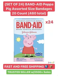 (paquete de 24) Vendajes Peppa Pig Tamaño Surtido 20 unidades (480 en total) 🙂 🙂 - Imagen 1 de 1