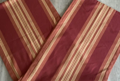 Pottery Barn Red stripe Table Runner extra long NWOT 18x108  - Image 1 of 4