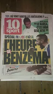 2011 France Vs Brazil International Football Friendly Programme: Football - Picture 1 of 1