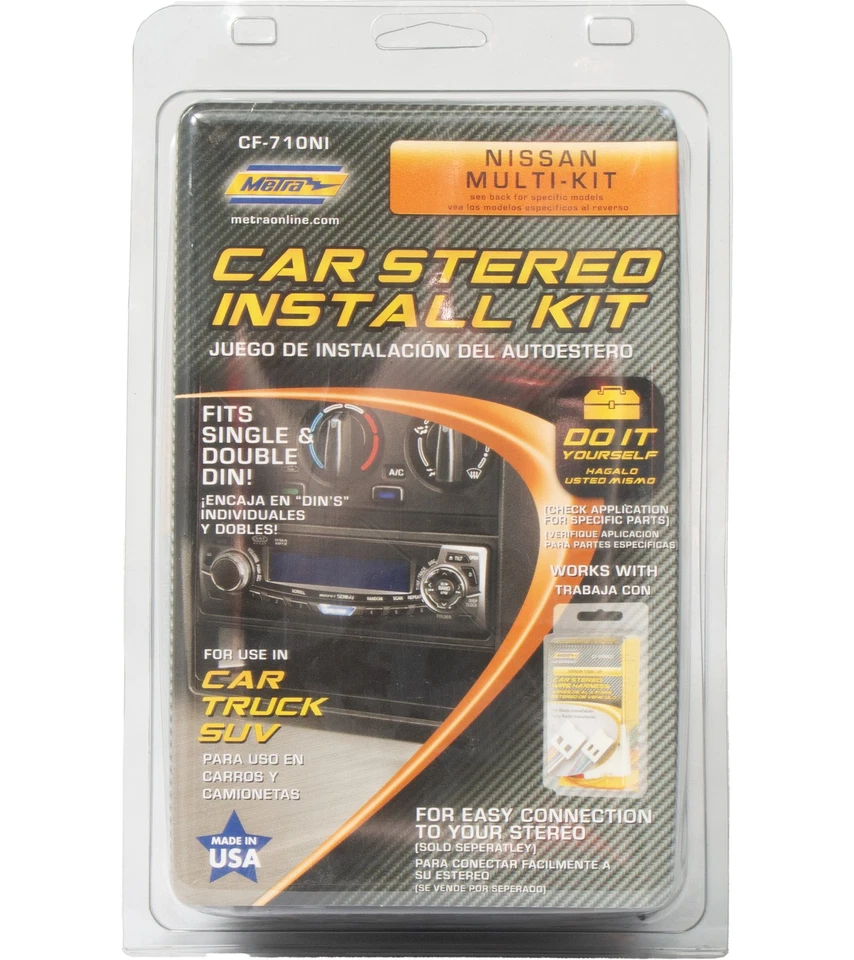 Metra Car Stereo Install Multi-Kit Fits 1996-04 Nissan Pathfinder Model CF-710NI - Imagem 1 de 4