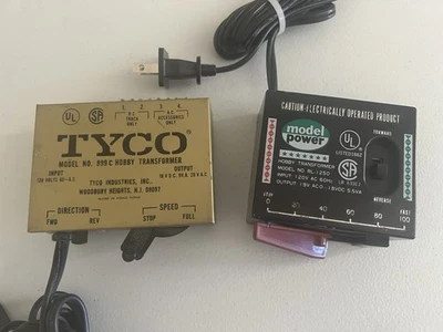 Transformers Model Power RL-1250 & Tyco 899C Set Power Supply HO Scale - Image 1 of 3