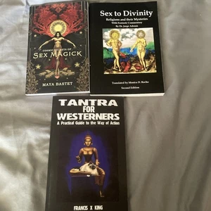 Occult Book Lot Tantra For Westerners Sex to Divinity Cosmic Secrets of Sex Magi - Foto 1 di 7