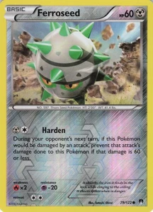 Ferroseed Reverse Holo Common XY - BREAKpoint 79/122 NM - Bild 1 von 2