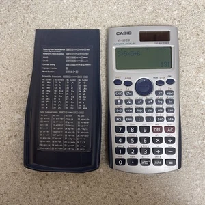 Casio fx-115ES Natural Display Scientific Calculator Solar Two Way Power Silver - Picture 1 of 6