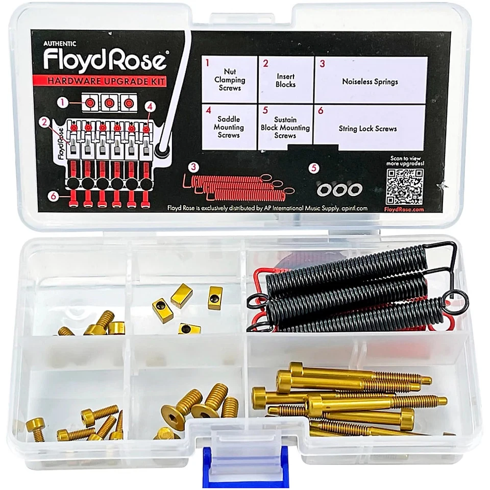 Floyd Rose Stainless Steel Hardware Upgrade Kit Gold - Image 1 of 1