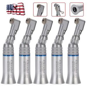 5PCS USA ASkeadnt Dental Low/Slow Speed Handpiece Contra Angle Latch 1:1 E-Type - Picture 1 of 20