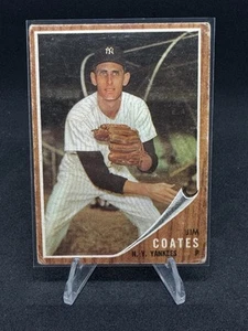 1962 Topps #553 Jim Coates - Foto 1 di 2