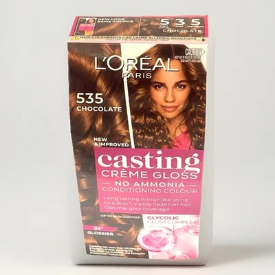L'Oreal Paris Casting Creme Gloss Semi-Permanent Hair Colour - 535 Chocolate - Image 1 of 4
