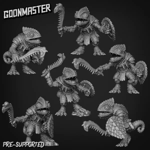 Lizard-Folk Jungle-Fighter 1 Miniatur | Ideal für Wargaming & Rpgs - Bild 1 von 15