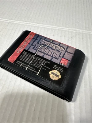 Robocop Vs Terminator (Sega Genesis 1993) Authentic - Tested - Game Only - Image 1 of 4