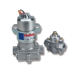 Bomba de combustible eléctrica Holley Blue 110 galones estadounidenses/400 litros por hora c/w regulador - Imagen 1 de 2