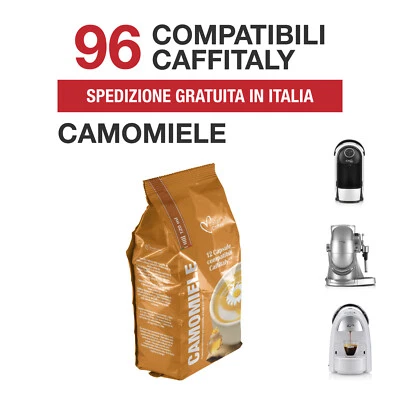 96 Capsule Camomilla al Miele e Arancia Italian Coffee compatibili Caffitaly
