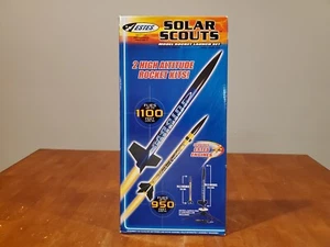 ESTES SOLAR SCOUTS Model Rocket Launch Set 2 High Altitude Rockets NOS - Picture 1 of 8