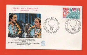 FDC 1977 - 50e Anniversary Federation French Table Tennis ( Ref. 6840) - Picture 1 of 2