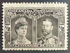 CANADA 1908 Quebec Tercentenary Issue ½¢ Brown MNG SC#96 C5347 - Picture 1 of 3