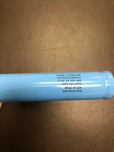 500R222T200AF2A Cornell Dublier 2200uF 200V Electrolytic Capacitor 2 PACK - Picture 1 of 5