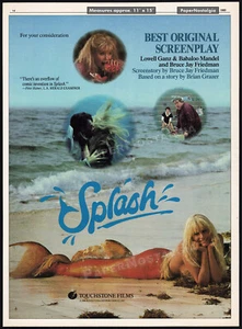 SPLASH - Original 1985 Trade Oscar AD / poster _ Daryl Hannah _ Tom Hanks - Picture 1 of 1