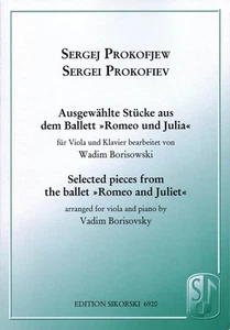 8 Pieces from Romeo and Juliet for Viola and Piano String NEW 050486768 - Picture 1 of 1