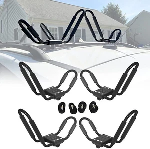 Kayak Roof Rack J-Bar Rack Universal Kayak Carrier Holder canoe Boat Surf Ski - Picture 1 of 1
