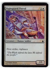 Nightguard Patrol *FOIL Common* Magic MtG x1 Ravnica SP