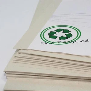 A1 100 % recyceltes weißes Zuckerpapier 125 Blatt große Blätter Unterlage Staffelei Kunst - Bild 1 von 3