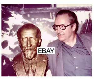 FORREST J ACKERMAN GEORGES MELIES ANNI '50 8X10 FOTO MOSTRI FAMOSI FILM MUTI - Foto 1 di 1