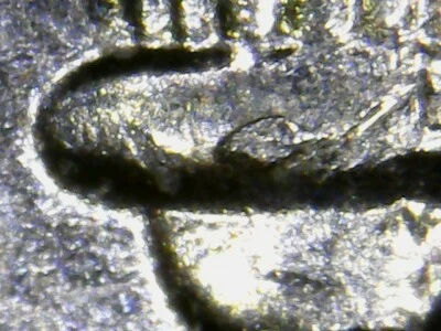 2016 P Roosevelt Dime Die Chips Rev. Error - Image 1 of 4