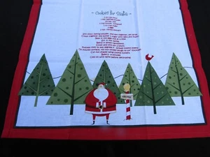 Plätzchen für Weihnachtsmann Print Handtuch Weihnachten TW337 - Bild 1 von 9