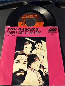 The Rascals "People Got To Be Free/My World" 7" - Vinyl Record (VG+\G) - Picture 1 of 1