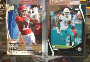 Jaylen Waddle 2021 SAGE All-Rookie Team + 2021 Absolute RC #106 - Picture 1 of 4