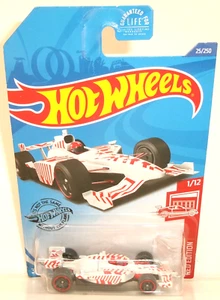 2020 HOT WHEELS 1:64 HW RED EDITION 1/12 WHITE RED INDY 500 OVAL 25/250 - Picture 1 of 13