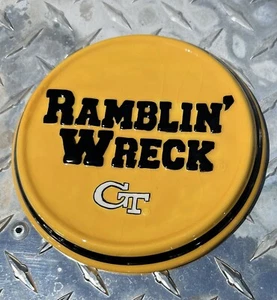 College Treasures Georgia Tech College Logo & Slogan Mini Wall Plaque - Picture 1 of 4