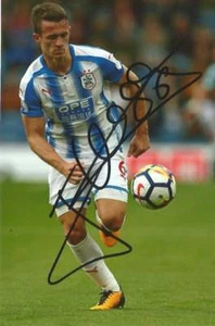 HUDDERSFIELD: JONATHAN HOGG SIGNED 6x4 ACTION PHOTO+COA - Picture 1 of 1