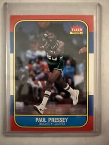 1986 Fleer #88 Paul Pressey   Basketball Milwaukee Bucks