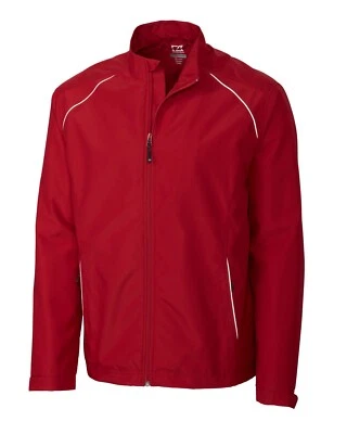 Cutter & Buck CB WeatherTec Beacon RED Full Zip Jacket SZ:2XB 2XL  NWT BCO00923 - Image 1 of 2