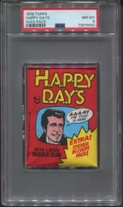 1976 TOPPS HAPPY DAYS WAX PACK - PSA 8 NM-MT - HIGHEST GRADED !!! - Picture 1 of 2