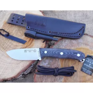 Cuchillo JOKER URSUS BS9 CM116-P Hoja 10 cm. Micarta Negra Acero Mova. Knife - Imagen 1 de 4